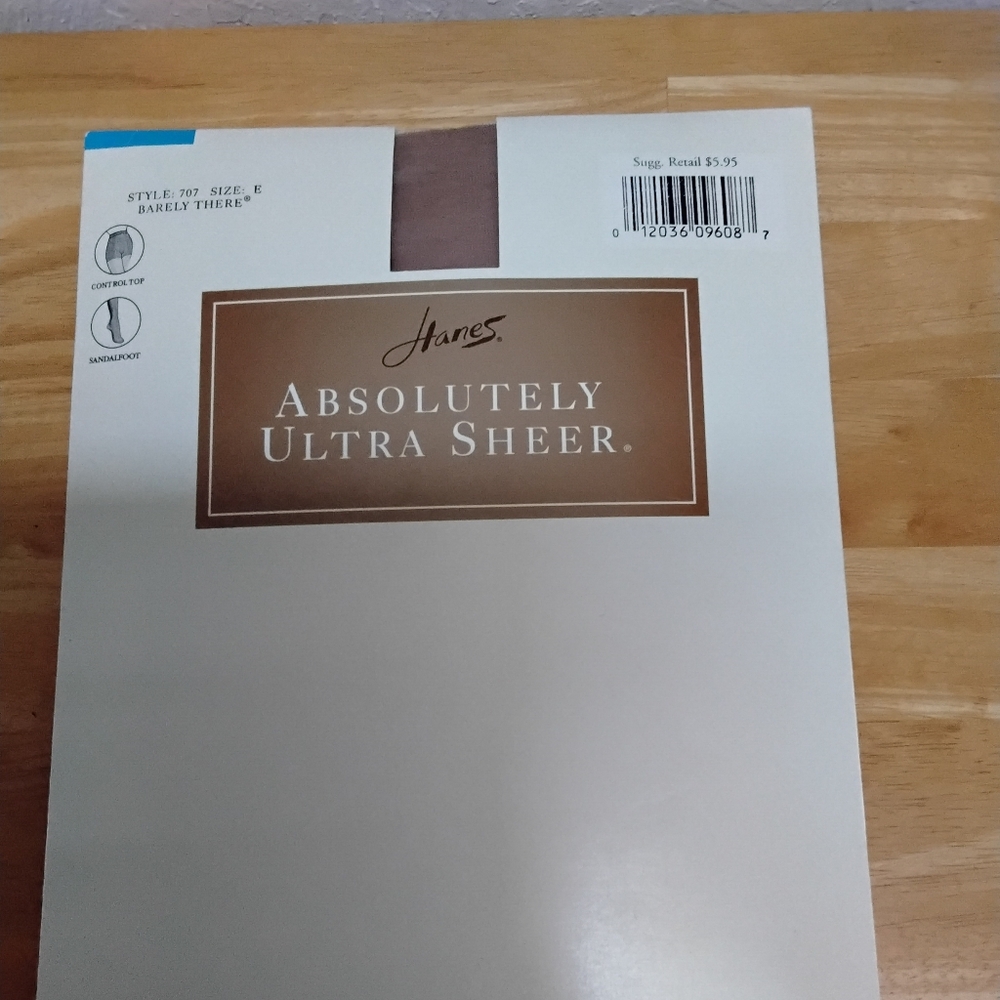 HANES OLD STOCK UNOPENED NYLON HOSIERY